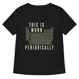 This Is Worn Periodically Women's V-Neck Tee