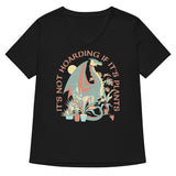 It's Not Hoarding If It's Plants Women's V-Neck Tee