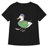 Mighty Duck Women's V-Neck Tee