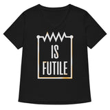 Resistor Is Futile Women's V-Neck Tee