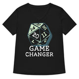 Game Changer Women's V-Neck Tee