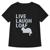 Live Laugh Loaf Women's V-Neck Tee