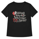 Where's The Tylenol? Women's V-Neck Tee