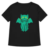 Cathulhu Women's V-Neck Tee