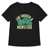 I've Created A Monstera Women's V-Neck Tee