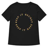 Keep It Secret Keep It Safe Women's V-Neck Tee