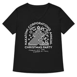 Nakatomi Christmas Party Women's V-Neck Tee