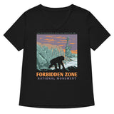 Forbidden Zone National Monument Women's V-Neck Tee