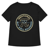 Irrational But Well Rounded Women's V-Neck Tee