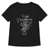 High Maintenance Women's V-Neck Tee