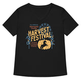 Wamapoke County Harvest Festival Women's V-Neck Tee