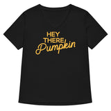 Hey There Pumpkin Women's V-Neck Tee