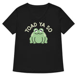 Toad Ya So Women's V-Neck Tee