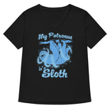 My Patronus Is A Sloth Women's V-Neck Tee