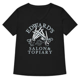 Edward's Salon and Topiary Women's V-Neck Tee