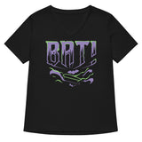 Bat! Women's V-Neck Tee