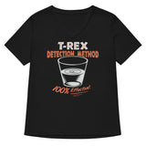 T-Rex Detection Method Women's V-Neck Tee