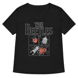 The Beetles Women's V-Neck Tee