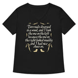 Two Roads Diverged Women's V-Neck Tee