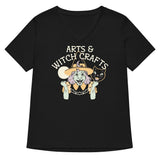 Arts & Witch Crafts Women's V-Neck Tee