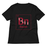 Bacon Element Women's V-Neck Tee