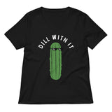 Dill With It Women's V-Neck Tee