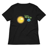 Go Ahead, Make My Day Women's V-Neck Tee