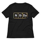 NErDy Elements Women's V-Neck Tee