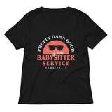 Pretty Damn Good Babysitter Service Women's V-Neck Tee