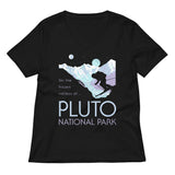 Pluto National Park Women's V-Neck Tee