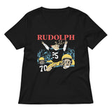 Rudolph Women's V-Neck Tee