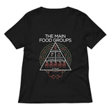 The Main Food Groups Women's V-Neck Tee