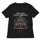 The Main Food Groups Women's V-Neck Tee