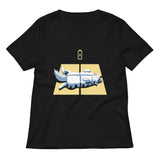 Solar Charging Women's V-Neck Tee