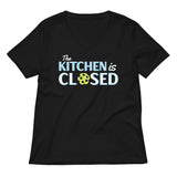 The Kitchen Is Closed Women's V-Neck Tee
