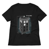 Type 40 Tardis Women's V-Neck Tee
