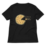 Pizza Pie Chart Women's V-Neck Tee