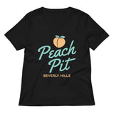 Peach Pit Women's V-Neck Tee
