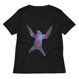 Sloth Nebula Women's V-Neck Tee