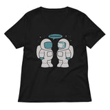 Space Sneeze Women's V-Neck Tee