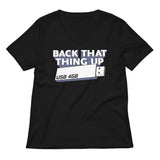 Back That Thing Up Women's V-Neck Tee