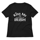 Kiss Me I'm Pretending To Be Irish Women's V-Neck Tee