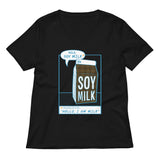 Hola, Soy Milk Women's V-Neck Tee