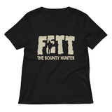 Fett, Bounty Hunter Women's V-Neck Tee