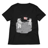 Moon Golf Women's V-Neck Tee