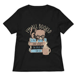 I'm All Booked Women's V-Neck Tee