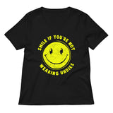 Smile For No Undies Women's V-Neck Tee
