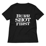 Burr Shot First Women's V-Neck Tee