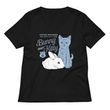 Bunny And Kitty Women's V-Neck Tee
