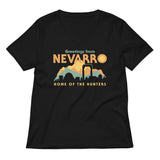 Greetings From Nevarro Women's V-Neck Tee